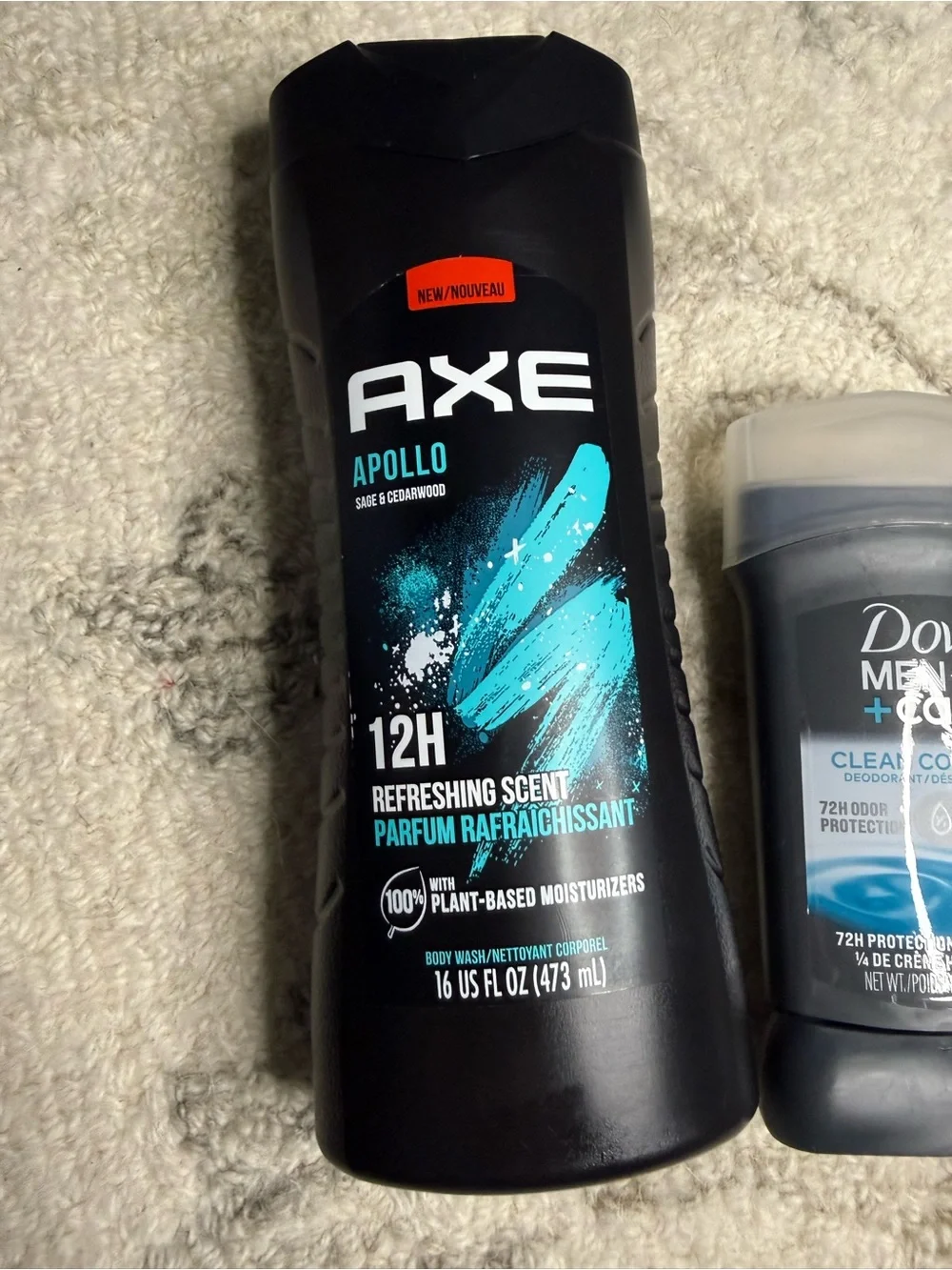 NEW Men’s Grooming Bundle | American Crew, AXE Apollo, Dove Men+Care & got2b